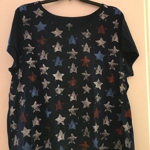 ‼️ LAST CHANCE ‼️ Navy blue, stars t shirt
